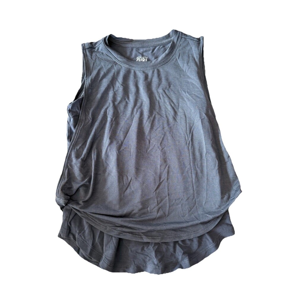 Athleta Girl Double Dutch Tank Size XS/small Blue/gray